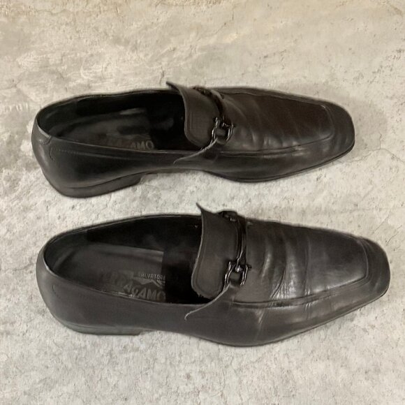 Salvatore Ferragamo Black Leather Bit Loafers – Timeless Italian Luxury main image 5